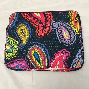 Vera Bradley Multicolor Paisley Laptop Computer Case